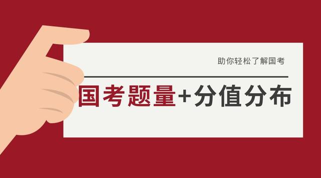 2019年國(guó)家公務(wù)員考試，行測(cè)分值分布表匯總！