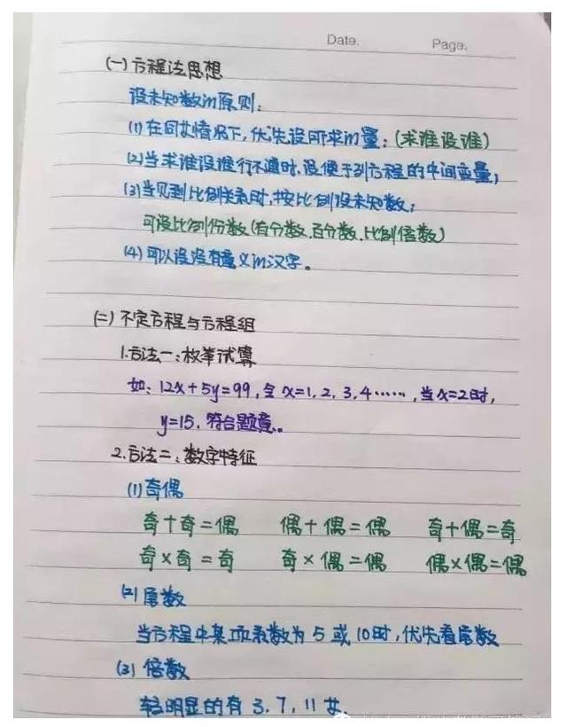行測(cè)公式記不住？學(xué)霸幾張筆記就搞定了！